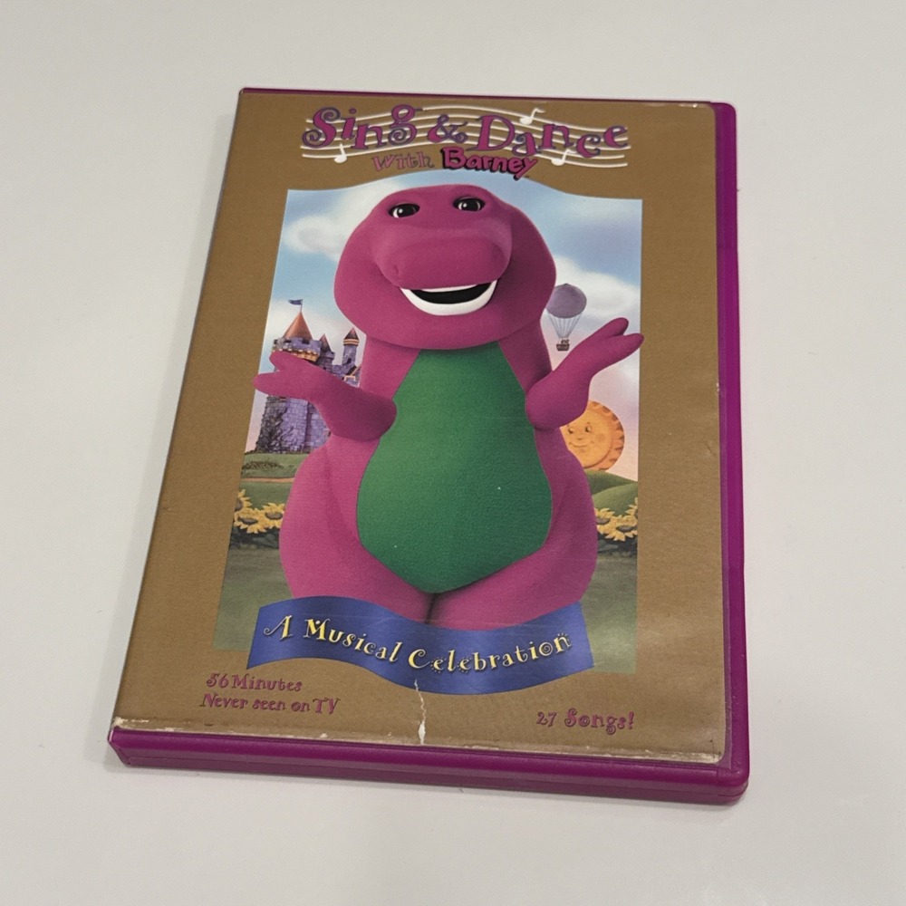 Sing and Dance With Barney (DVD, 2004) A Musical Celebration, Tested And Working